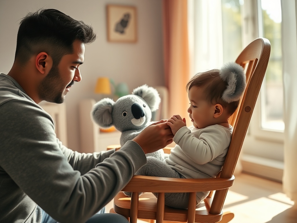 Plush Soothing Koala with Breathing Motion story 0