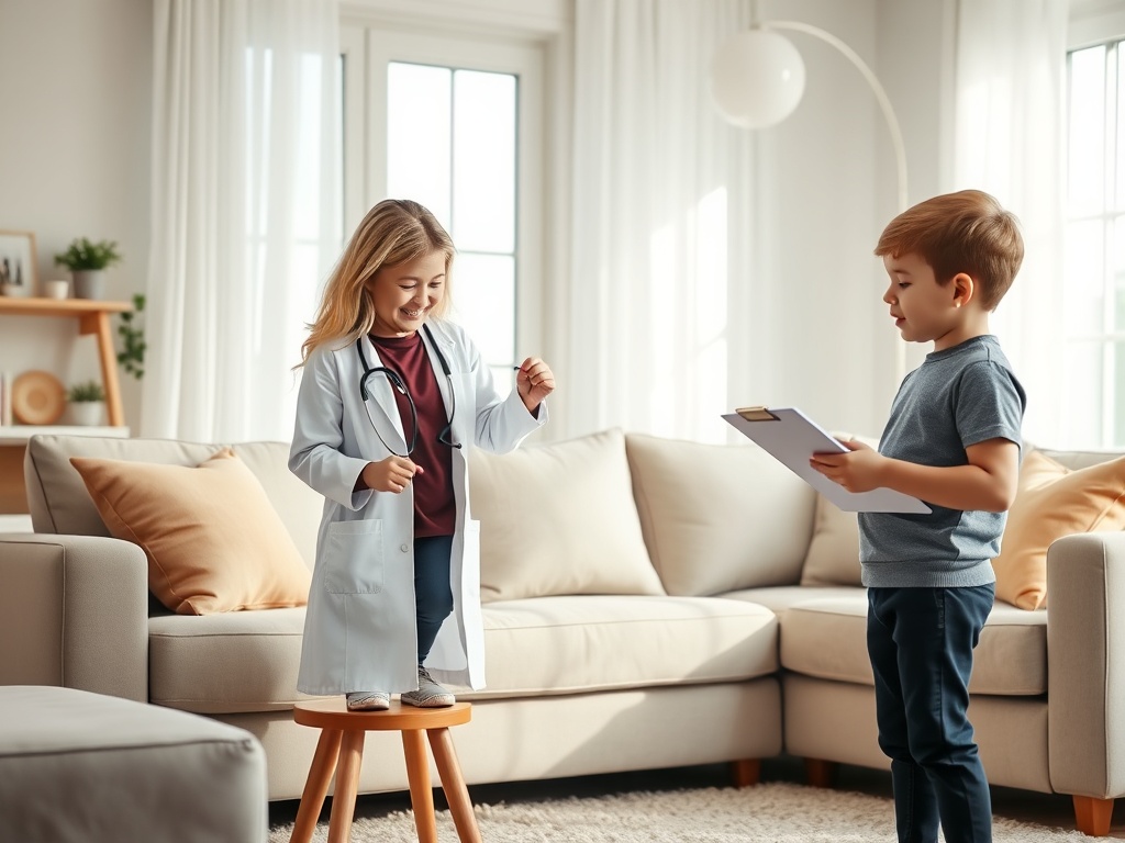 Doctor Role Play Kit with Real Stethoscope story 1