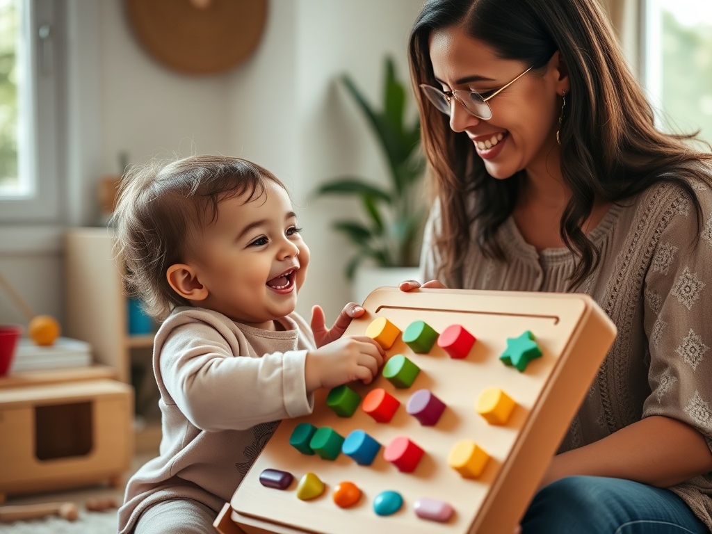 Montessori Busy Board for Toddlers story 1