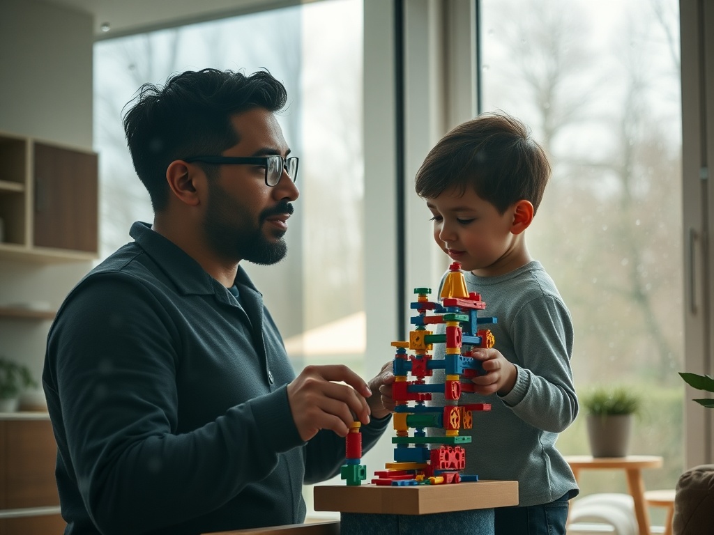 3D Magnetic Building Blocks story 1