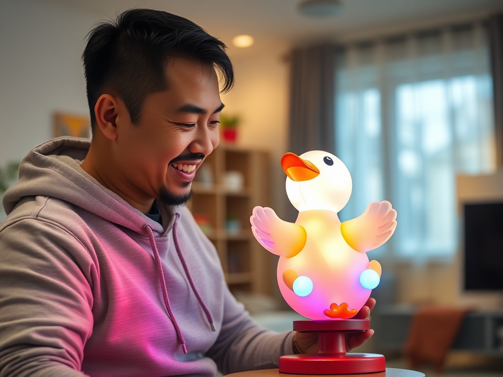 2026 Trending Viral Dancing Duck Toy with LED Lights & Music story 0