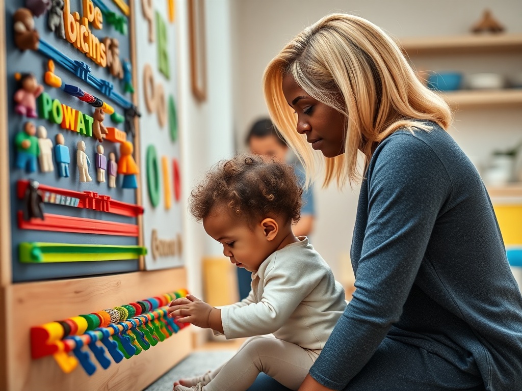 Montessori Busy Board for Toddlers story 2