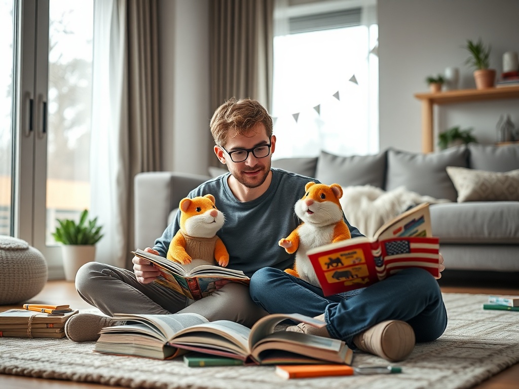 Interactive Talking Hamster story 1