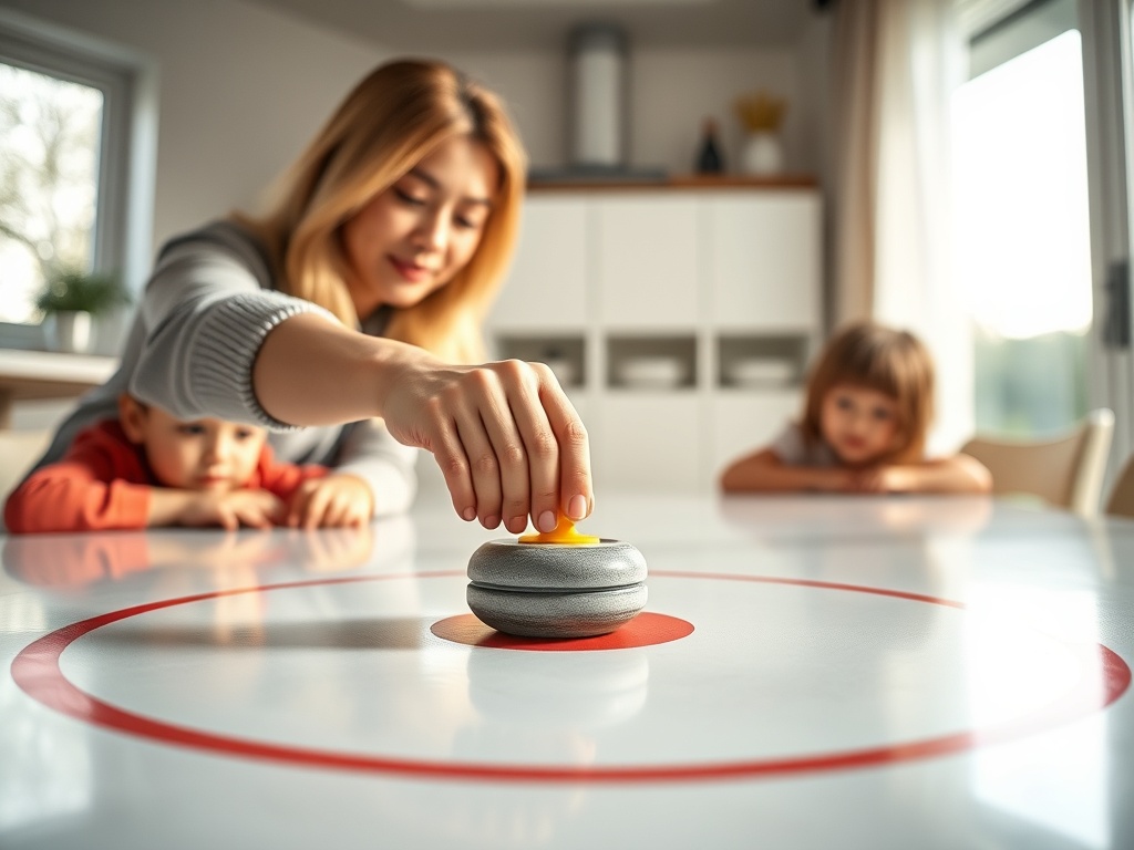 2026 Viral Tabletop Curling Game Toy story 1