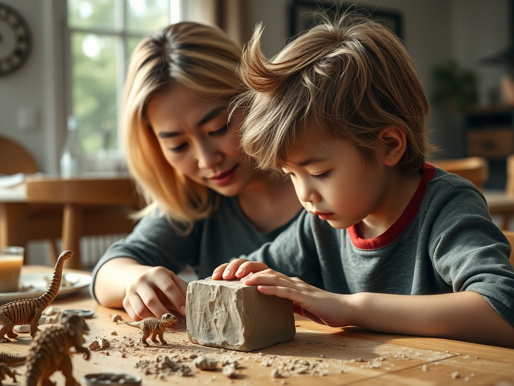 Dinosaur Fossil Dig Kit story 2