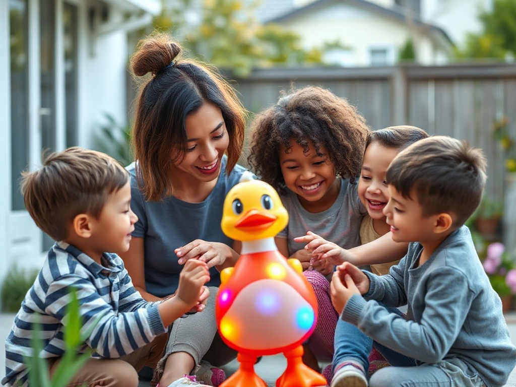2026 Trending Viral Dancing Duck Toy with LED Lights & Music story 1