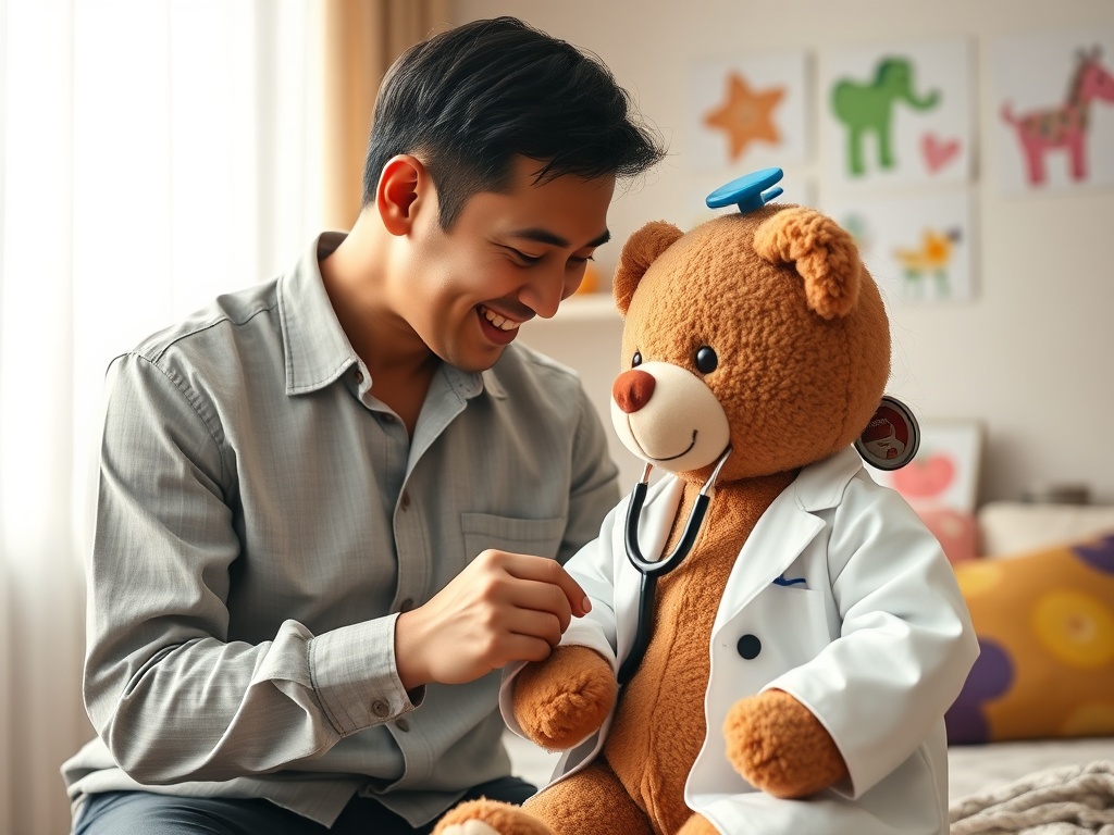 Doctor Role Play Kit with Real Stethoscope story 1