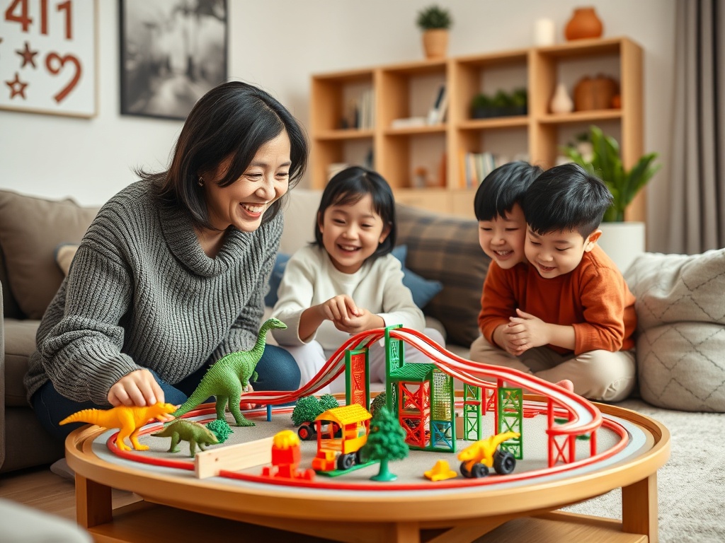 Dinosaur Race Track Set story 1