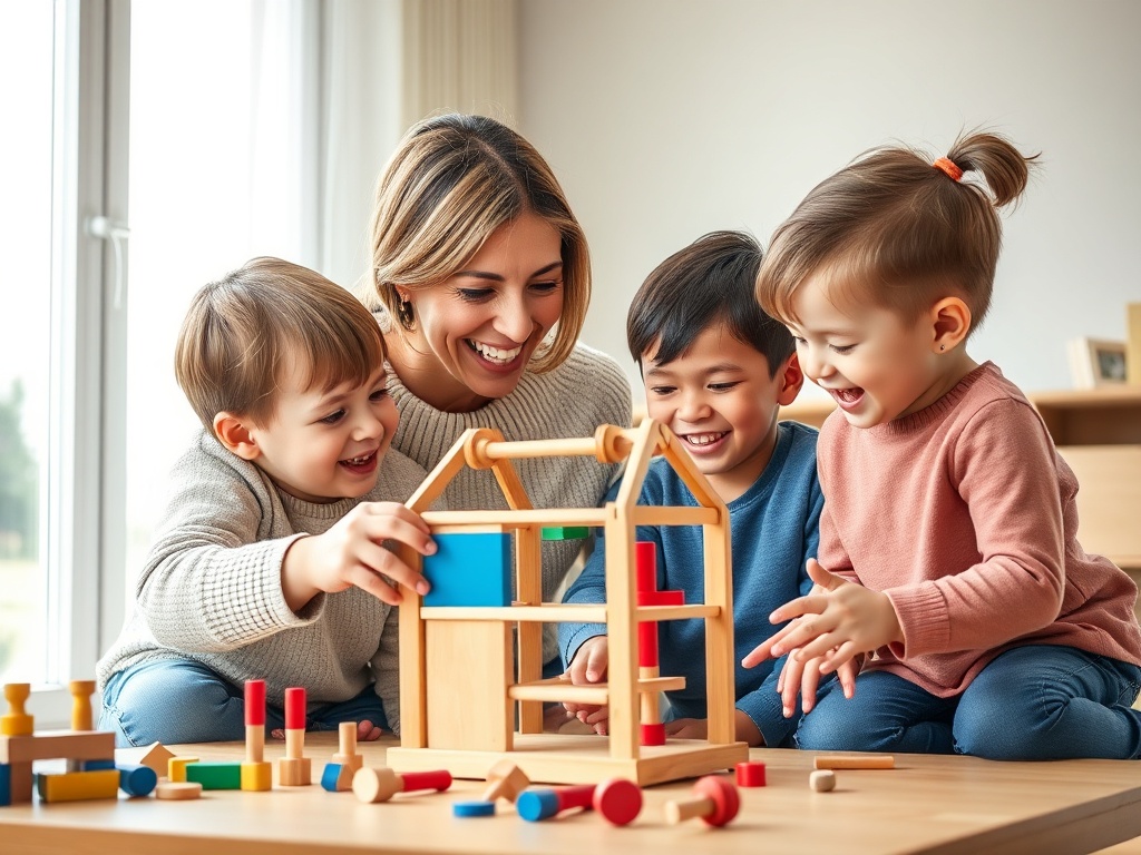 2026 Calidoscopic Transformable Wooden Toy Set for Children story 1