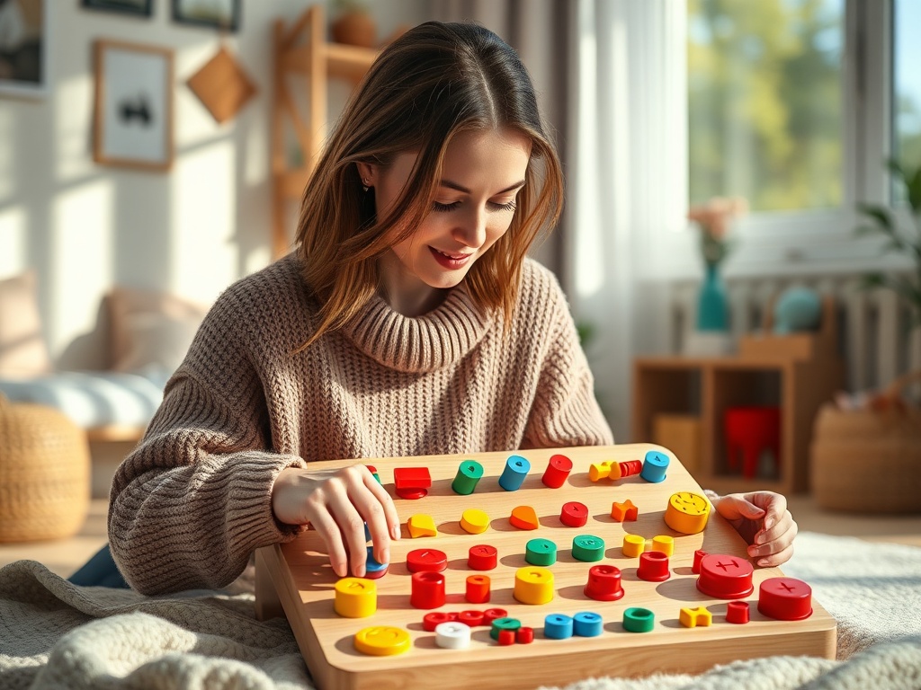 Montessori Busy Board for Toddlers story 0