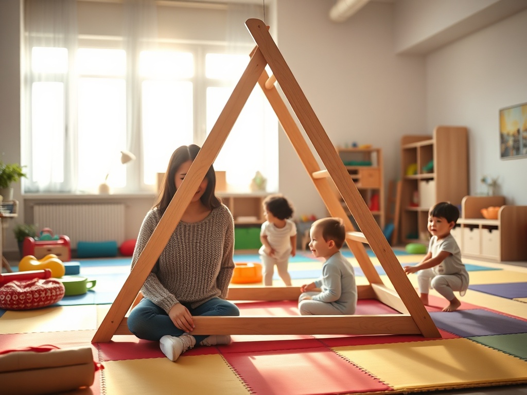 Pikler Triangle Climbing Gym story 0