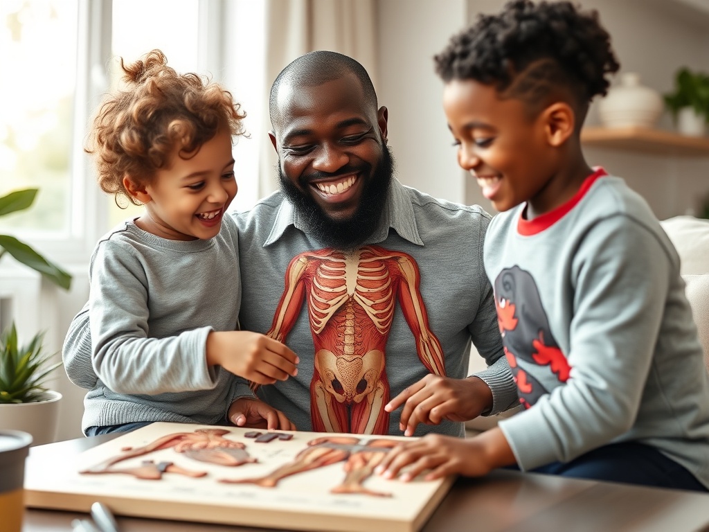 Magnetic Human Body Anatomy Puzzle story 1