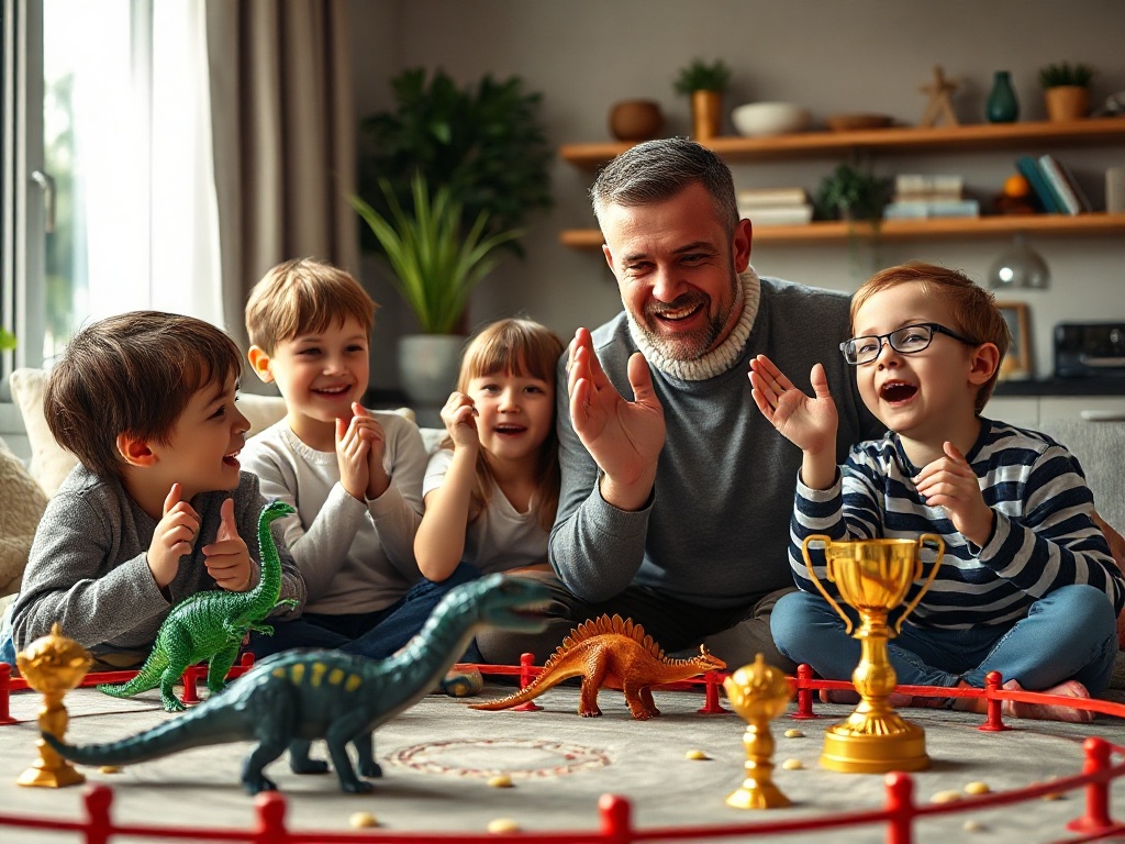 Dinosaur Race Track Set story 2