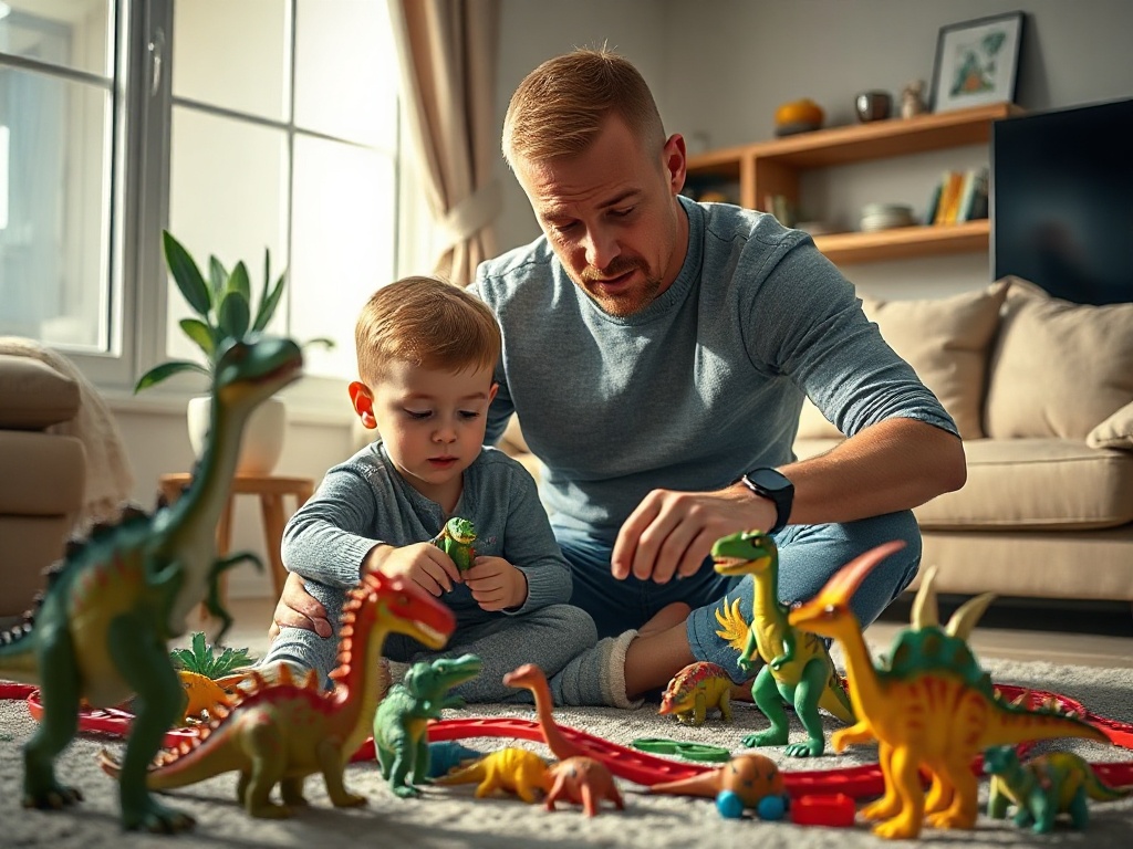 Dinosaur Race Track Set story 1